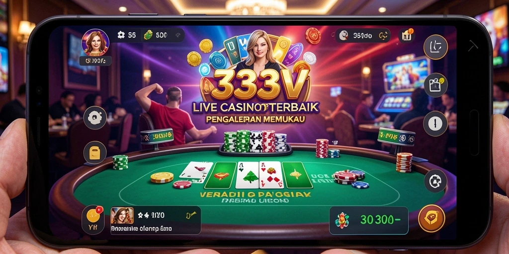 Gameplay menarik dari 333V dalam suasana Live Casino.