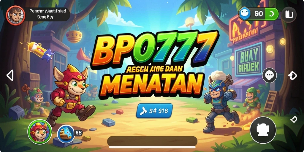 Tampilan seru gameplay BPO777 yang mendebarkan.