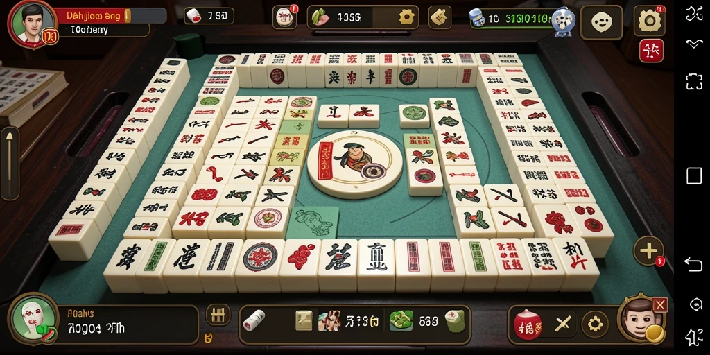 Screenshot gameplay DKK yang menunjukkan keseruan permainan Mahjong.