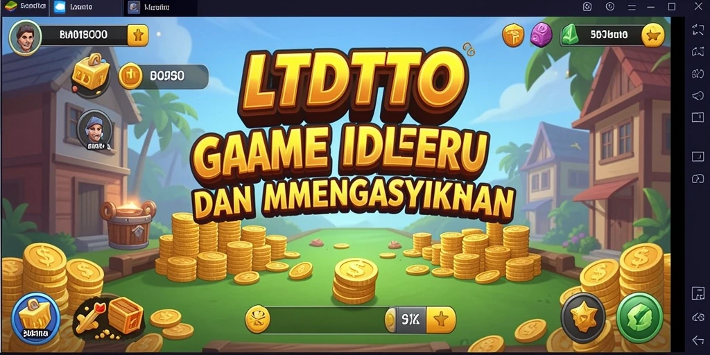 Tangkapan layar dari gameplay LTDTOTO menampilkan petualangan Idle yang seru.