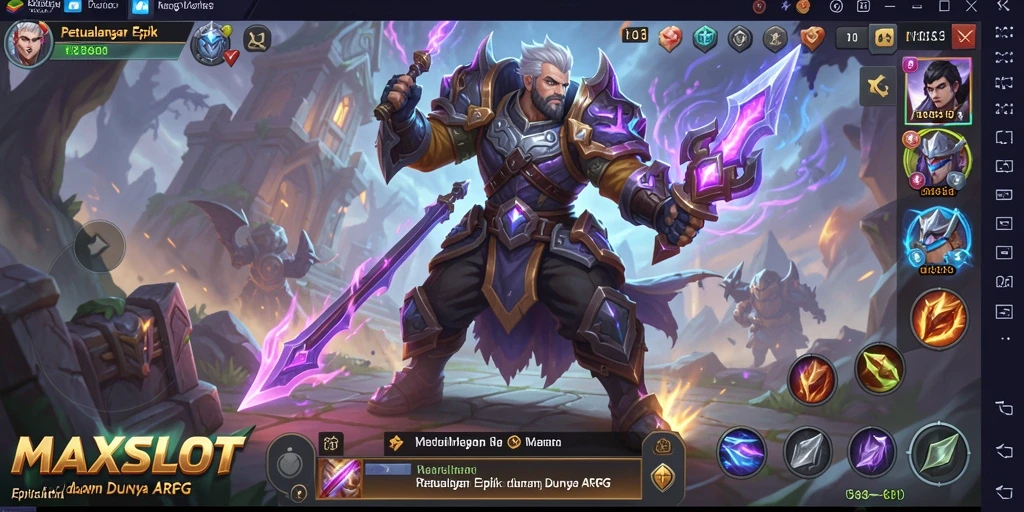 Tampilan seru dari gameplay MAXSLOT yang penuh aksi.