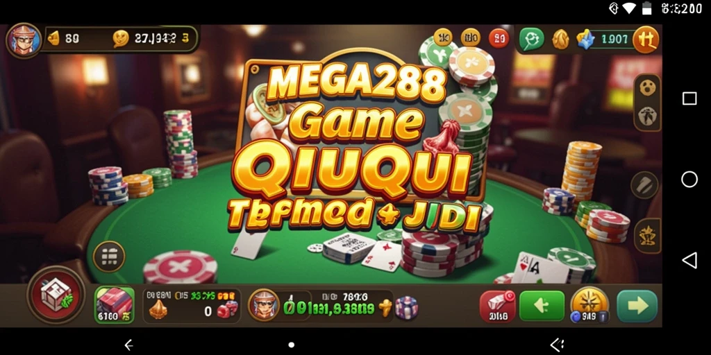 Tampilan gameplay QiuQiu yang memukau dan mendebarkan.
