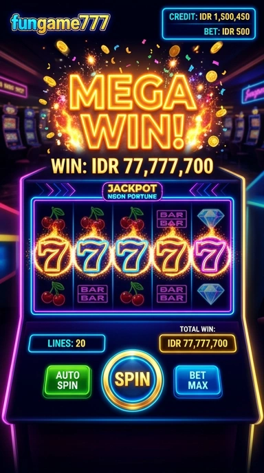 Screenshot fitur download di fungame777 untuk pengguna Android.